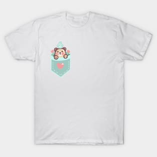 Pocket Bear for pet lovers T-Shirt